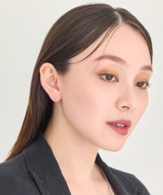 Phoebe 【金属アレルギー対応】メタルビーンズピアス　シルバー/サージカルステンレス