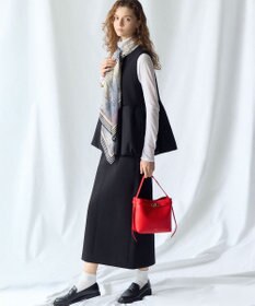 23区 【先行予約】コットンシルク マップ柄 ストール