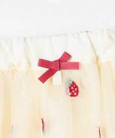 ANY KIDS 【Strawberry Collection】総刺繍 いちごチュールスカート