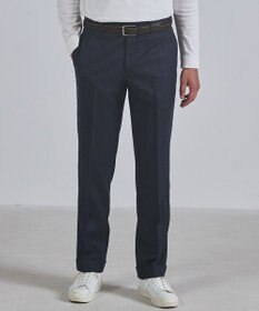 GOTAIRIKU 【保温性/ストレッチ/シワになりにくい】サキソニーストレッチパンツ_ノータック(25年モデル） ネイビー系