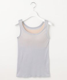 自由区 【ワコールコラボ】【洗える】シアーボーダー ニット