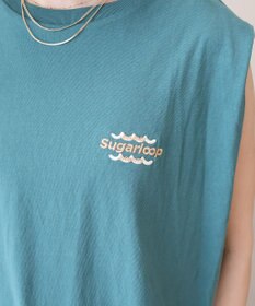 AMERICAN HOLIC ロゴ刺繍ノースリーブプルオーバー