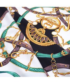 Marca 【Marcaオリジナル】ビット・ベルト 大判 シルクツイル スカーフ