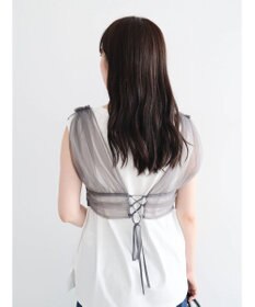 Green Parks ・ＥＬＥＮＣＡＲＥ　ＤＵＥ　バックレースアップビスチェ