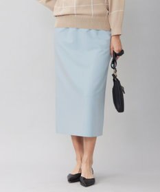 自由区 S 【洗える】オックスストレッチストレート スカート