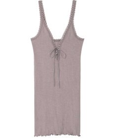 AMPHI あったかインナー 薄手 リブ素材 キャミソール UWF160 アンフィ／ワコール