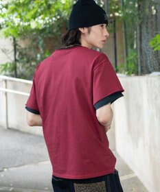 WEGO フェイクレイヤードボーダーT（SS）