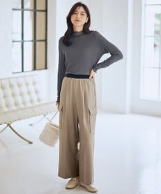 ANY L 【ウエストゴム】カーゴタックパンツ