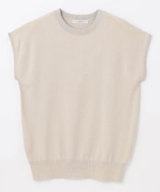 ANY 【UVケア/接触冷感/アンチピリング】クールタッチフレンチスリーブニット