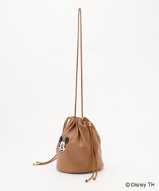 ANY 【ディズニー】ミッキーマウス／フェイクレザー巾着バッグ