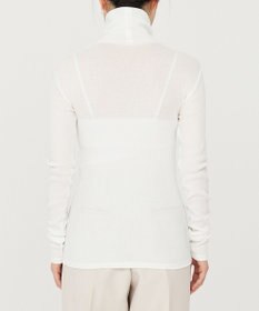 uncrave アルビニスタシフォンテレコ ハイネックカットソー（uncrave STANDARD）