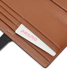 style code 【PADMA/パドマ】ベルトデザイン　シュリンクレザー薄マチ長財布