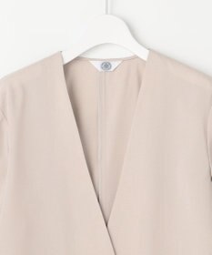 J.PRESS LADIES 【洗える】ストレッチ ノーカラー ジャケット