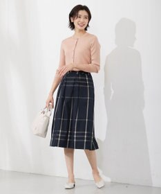 J.PRESS LADIES 【洗える】 メモリーウェザー チェック スカート
