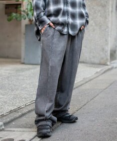 WEGO 【ユニセックス着用ITEM/ウエストゴム】スウィッチングスウェットパンツ