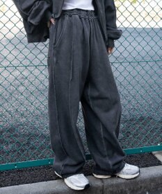 WEGO 【ユニセックス着用ITEM/ウエストゴム】スウィッチングスウェットパンツ