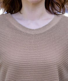 Tiaclasse 【洗える】肩ボタンドルマンニットトップス