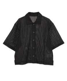 AMERICAN HOLIC メッシュ半袖ブラウス