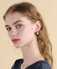 TOCCA CLOVER & PEARL EARRINGS 淡水バロックパールイヤリング