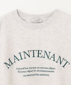 ANY 【UVケア/洗濯機可】ロゴスウェットプルオーバー