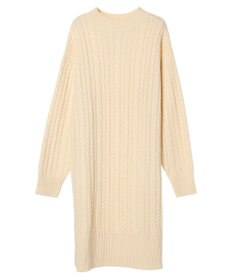 Green Parks ケーブルニットミニワンピース