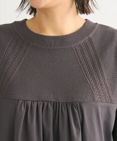 Green Parks ミニケーブルドッキングニットチュニック