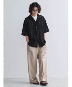 CRAFT STANDARD BOUTIQUE レースオープンカラーシャツ