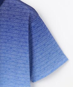 23区GOLF 【MEN】【UVケア/吸水速乾】グラデーションロゴ 半袖ポロシャツ