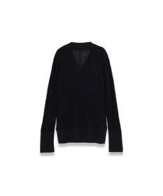 JOSEPH クリンクルリブ　Vネックニット