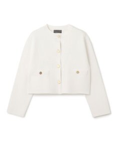 uncrave 【手洗い可】ヴィスコースナイロン ジャガード ニットジャケット（uncrave STANDARD）