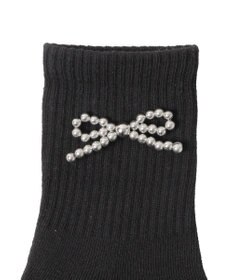 WEGO メタルリボンクルーソックス