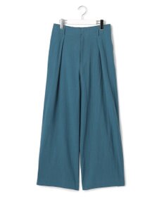 J.PRESS YORK STREET 【WOMEN】コットンワッシャータックワイド パンツ