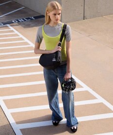 LeSportsac MSGM MD CRESCENT/クレッセントブラック