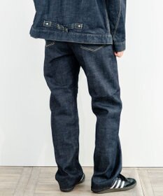 caqu modern classic テーパードデニムパンツ