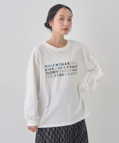 earth music&ecology いいことワードロゴＴシャツ