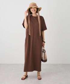 CRAFT STANDARD BOUTIQUE ビッグシルエット5分袖ワンピース