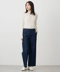 J.PRESS LADIES 【WEB限定】シアーストレッチフライス メローネック シアー カットソー