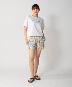 OP／FILA 【Ocean Pacific】裾ブラウジングTシャツ付き４点セット水着