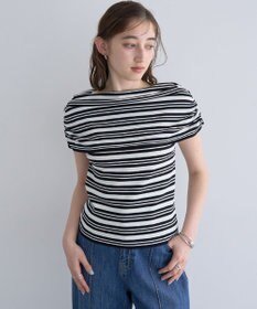 YECCA VECCA シャーリングオフショルニット