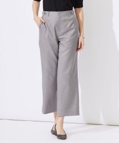 J.PRESS LADIES 【セットアップ対応・洗える・UVケア・速乾】 OXIJEWELストレッチ セミワイド パンツ