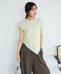 CRAFT STANDARD BOUTIQUE 【2点SET】ストール付きノースリーブニットプルオーバー