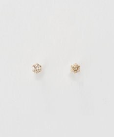 Phoebe 【K10】一粒ダイヤモンドピアス　ゴールド