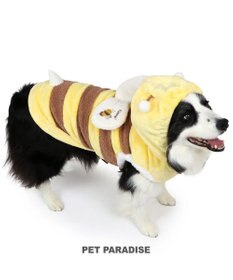 PET PARADISE ペットパラダイス もこもこ なりきり パーカー 《蜂》 中型犬