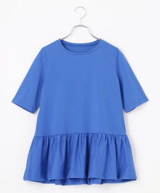 #Newans 【撥水・吸水速乾】コンビネーションペプラムチュニックカットソー