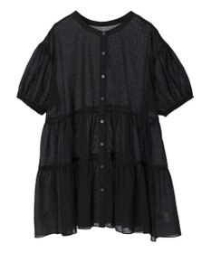 earth music&ecology 綿ローンティアードチュニック