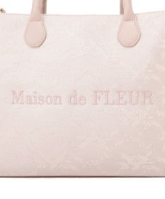 Maison de FLEUR レース2Wayトートバッグ