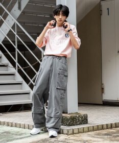 WEGO マルチポケットワイドカーゴパンツ