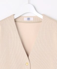 J.PRESS LADIES ジャージー Vネック カーディガン