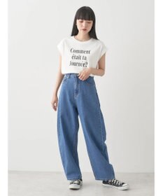 earth music&ecology デニムエッグパンツ