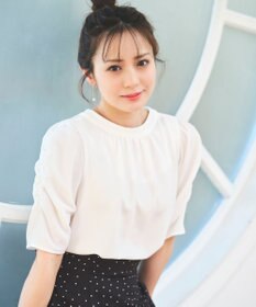 ANY SIS S 【低身長企画】2WAYボウタイ ブラウス